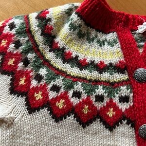 Child’s vintage wool sweater